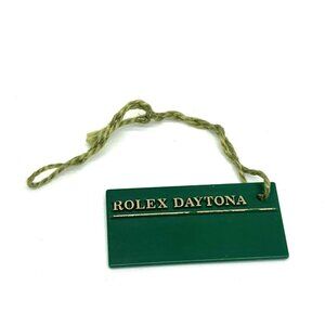 Rolex 116520 Daytona Green Hang Tag Vintage P Serial Year 2000